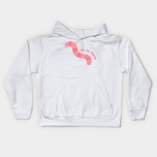 Friendly Worm Kids Hoodie